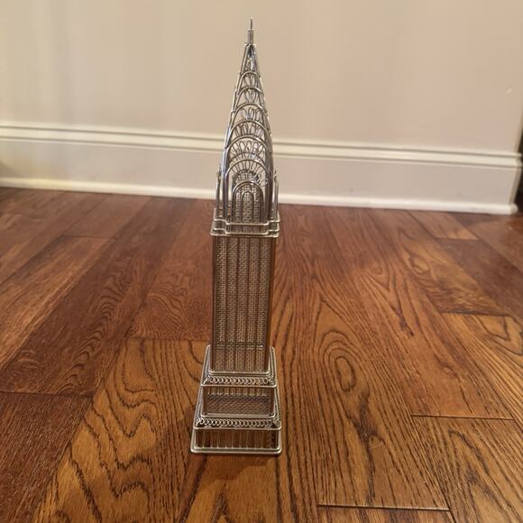Design Ideas Doodles Destinations Wire Art Chrysler Building New York City 12" - Picture 1 of 16